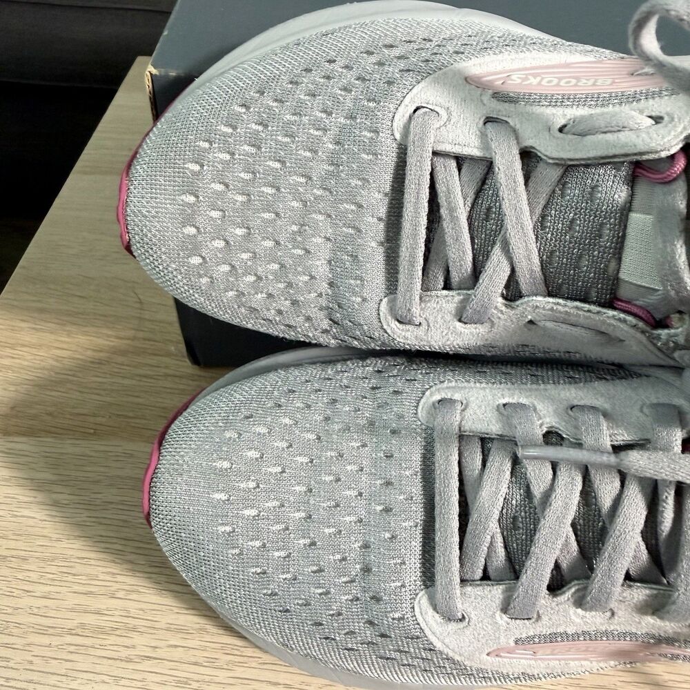 Brooks Adrenaline GTS 24 Alloy Gray Zephyr Daily Running Shoes Women's Size 6.5D - Picture 6 of 12